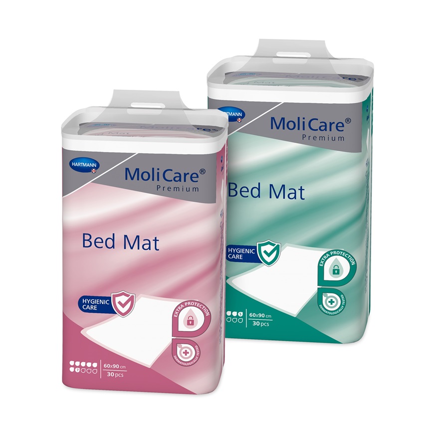 Bettschutz gegen Inkontinenz und Blasenschwäche Molicare Premium Bett Matte