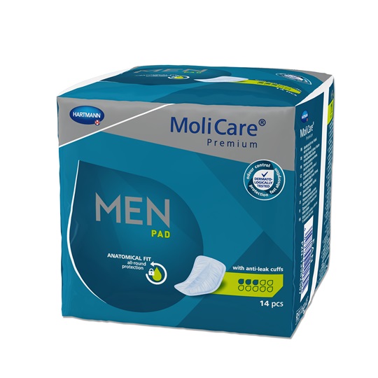 MoliCare Men Pad 3 Tropfen Inkontinenz einlagen für Männer